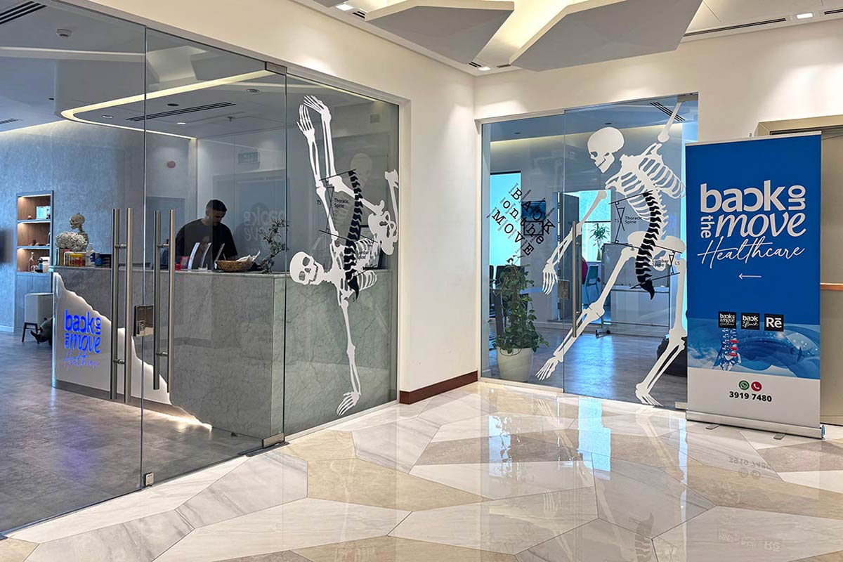 New premises reception counter